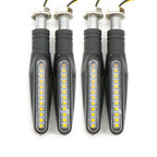 4 x Universal Motorcycle LED Amber Turn Signal Lights for Bike