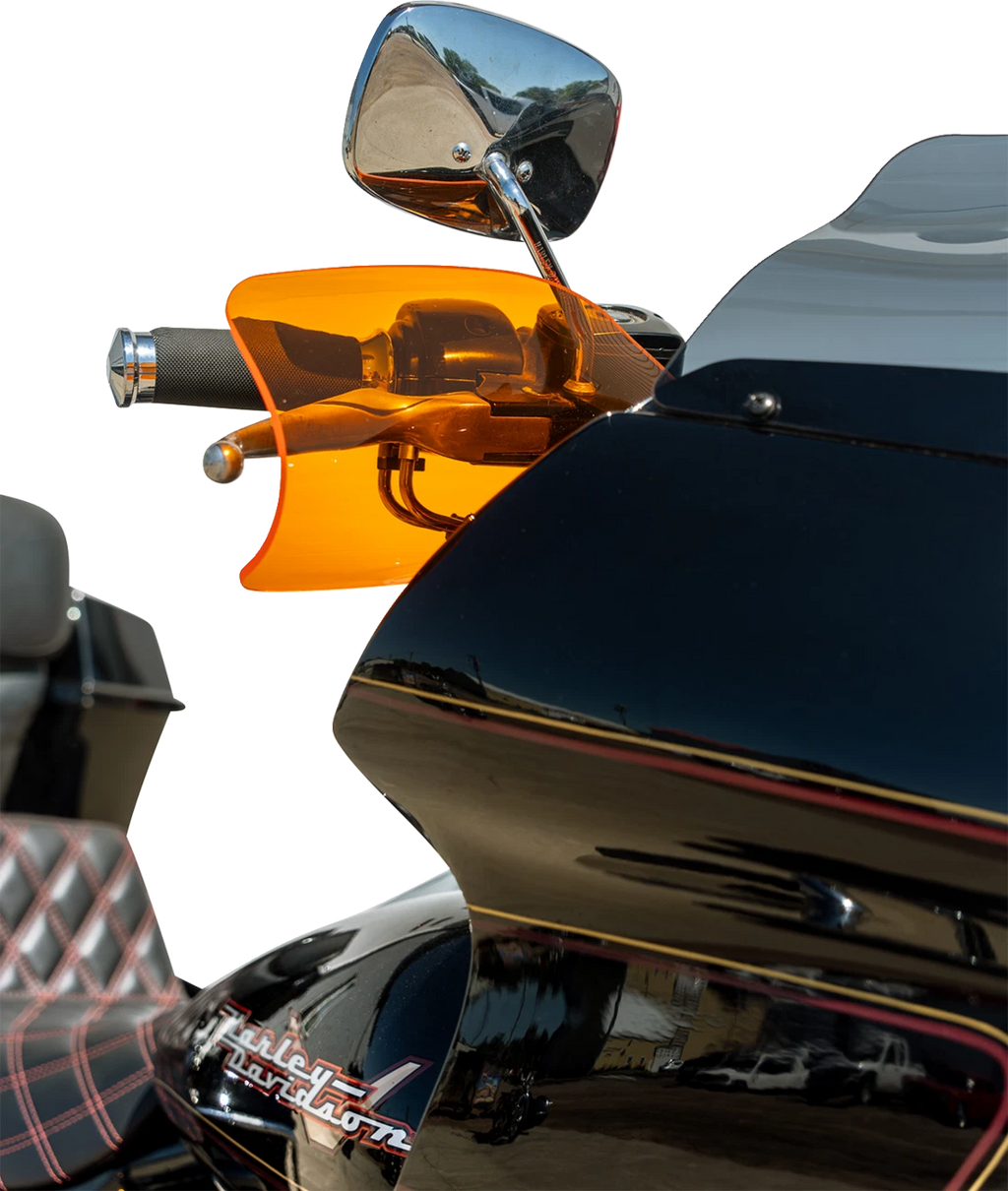 Klock Werks Flare Handguards for Harley-Davidson (2023–2025) - Orange Ice