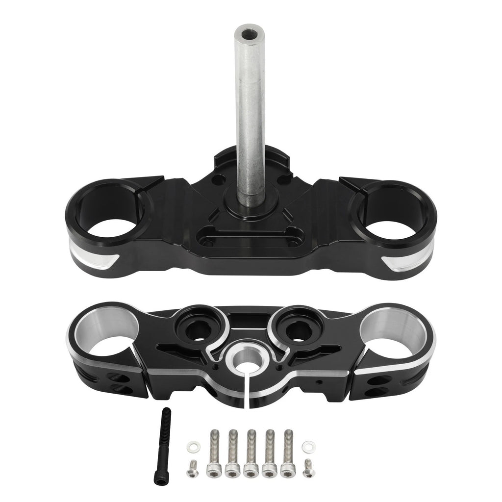 Front Fork Upper & Lower Triple Tree Clamps for Harley Low Rider S (2020–2025)