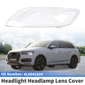 1 Pc Headlight Lens Cover for Audi Q7 (2006–2015) No. 4L0941029 Clear