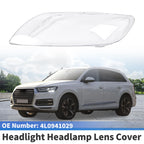 1 Pc Headlight Lens Cover for Audi Q7 (2006–2015) No. 4L0941029 Clear