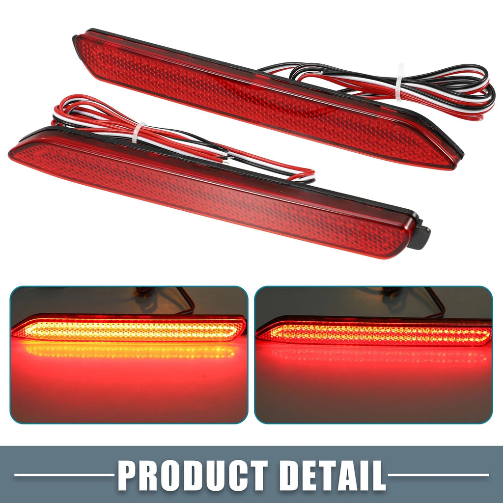 2X Rear Bumper Reflector LED Brake Tail Light 8191048012 for Toyota RAV4 (2019–2023)