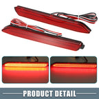2X Rear Bumper Reflector LED Brake Tail Light 8191048012 for Toyota RAV4 (2019–2023)