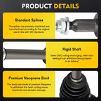 CV Axle Set for GMC Sierra 1500 Chevrolet Tahoe (2007–2016)