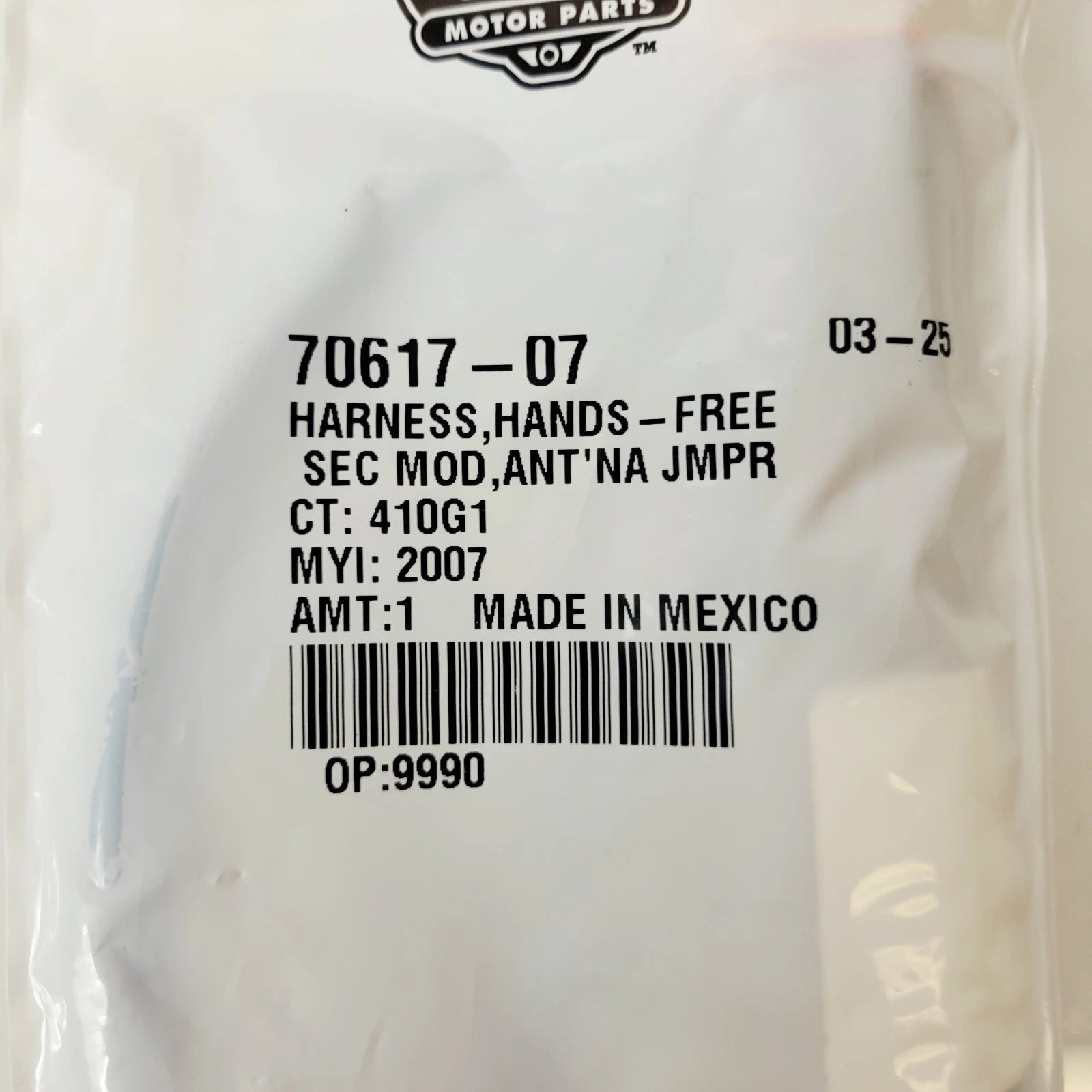 Security Antenna Harness for Harley-Davidson Touring Softail XL (2004–2017) 70617-07