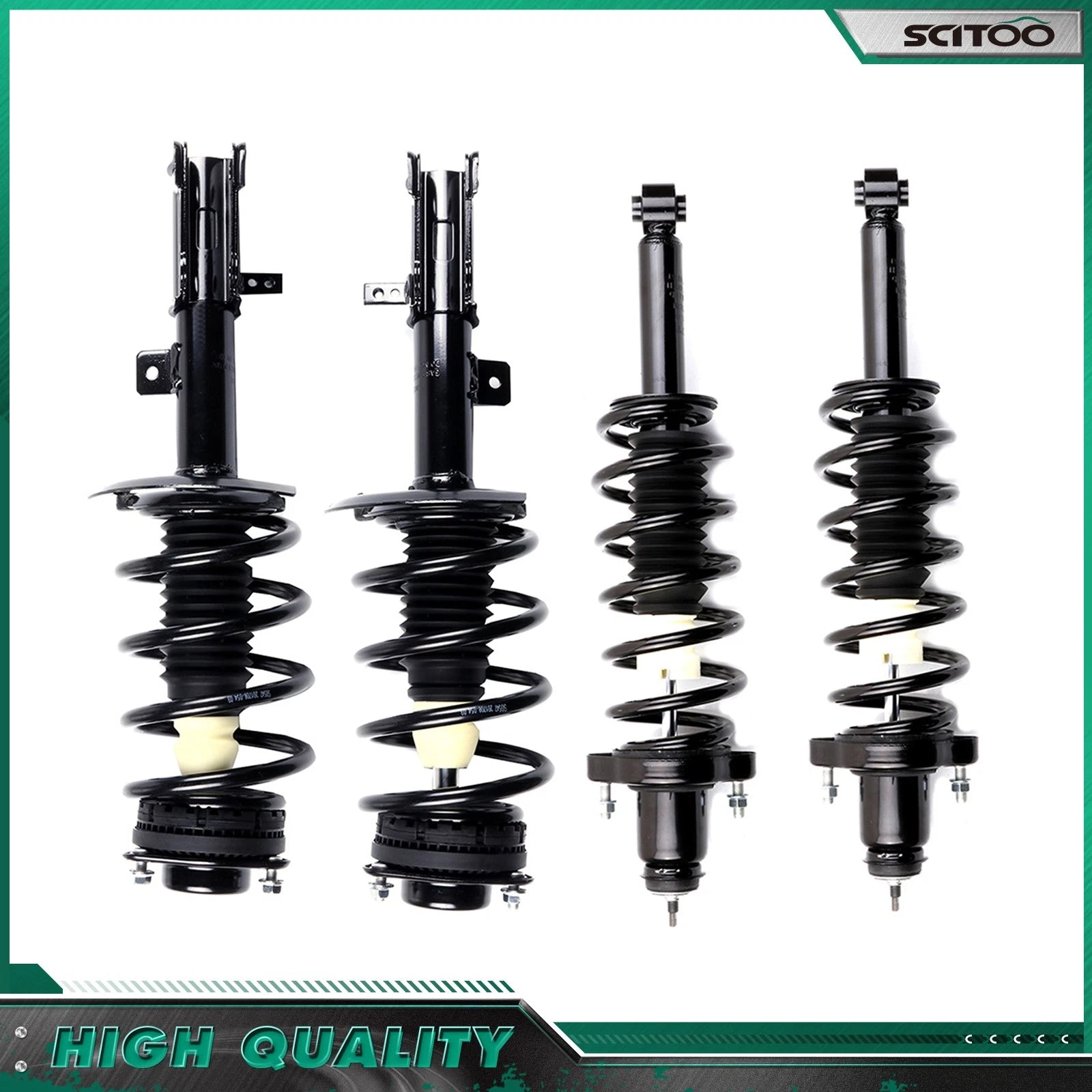 Complete Struts & Rear Shocks for Chrysler Sebring, Dodge Avenger (2007–2010)