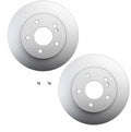 Set of 2 Rear Disc Brake Rotors for Mercedes R171 W203 W210 C209