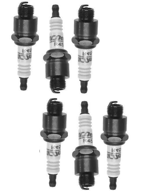 Set of 6 Spark Plugs for Allstate DeSoto Dodge Fargo Frazer Jeep Nash L6