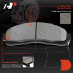 Front Drilled Brake Rotors & Ceramic Pads for Ford Explorer (2011-2021)