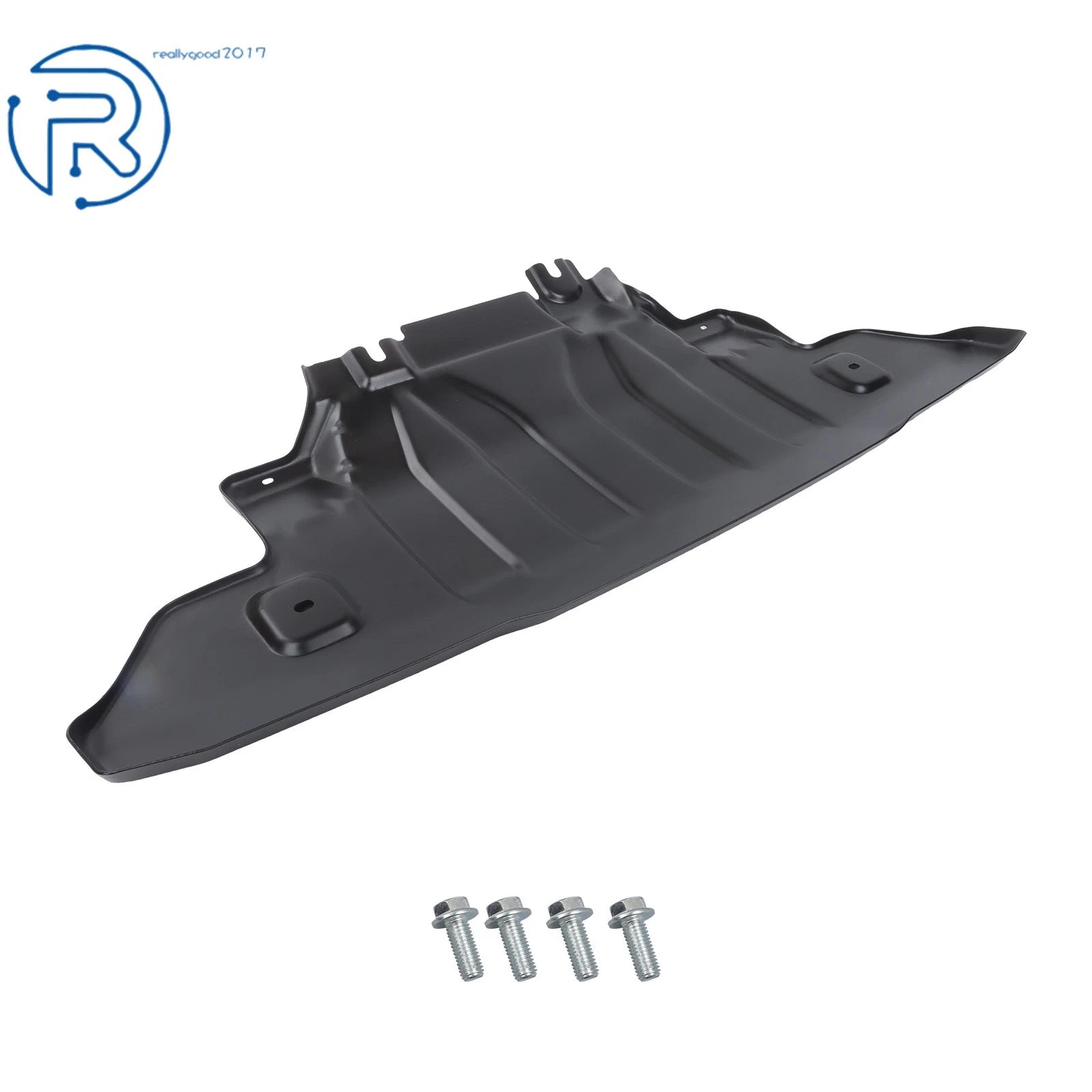 Black Steel Front Engine Cover Skid Plate for Ford Bronco (2021-2023)