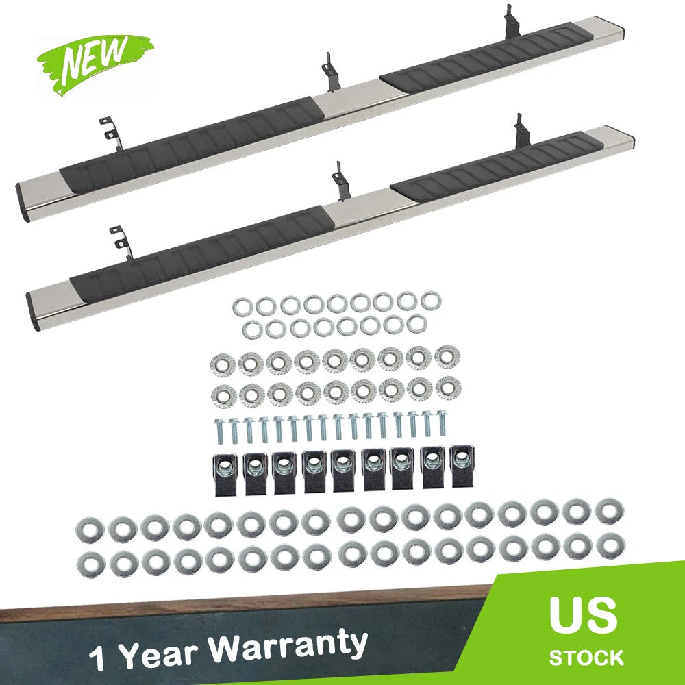 Set of 2 Running Boards for Toyota Tacoma (2005–2023) Double Cab