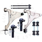 Set of 8 Front Lower Control Arm Tie Rod Ends for Cadillac DTS Buick Lucerne (2006–2011)