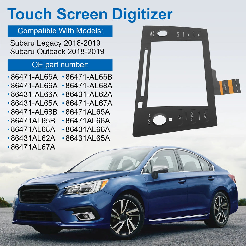 Touch Screen Digitizer for Subaru Legacy & Outback (2018-2019)