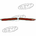 2X LED Rear Bumper Reflector Brake Light for Toyota Camry (2007–2011)