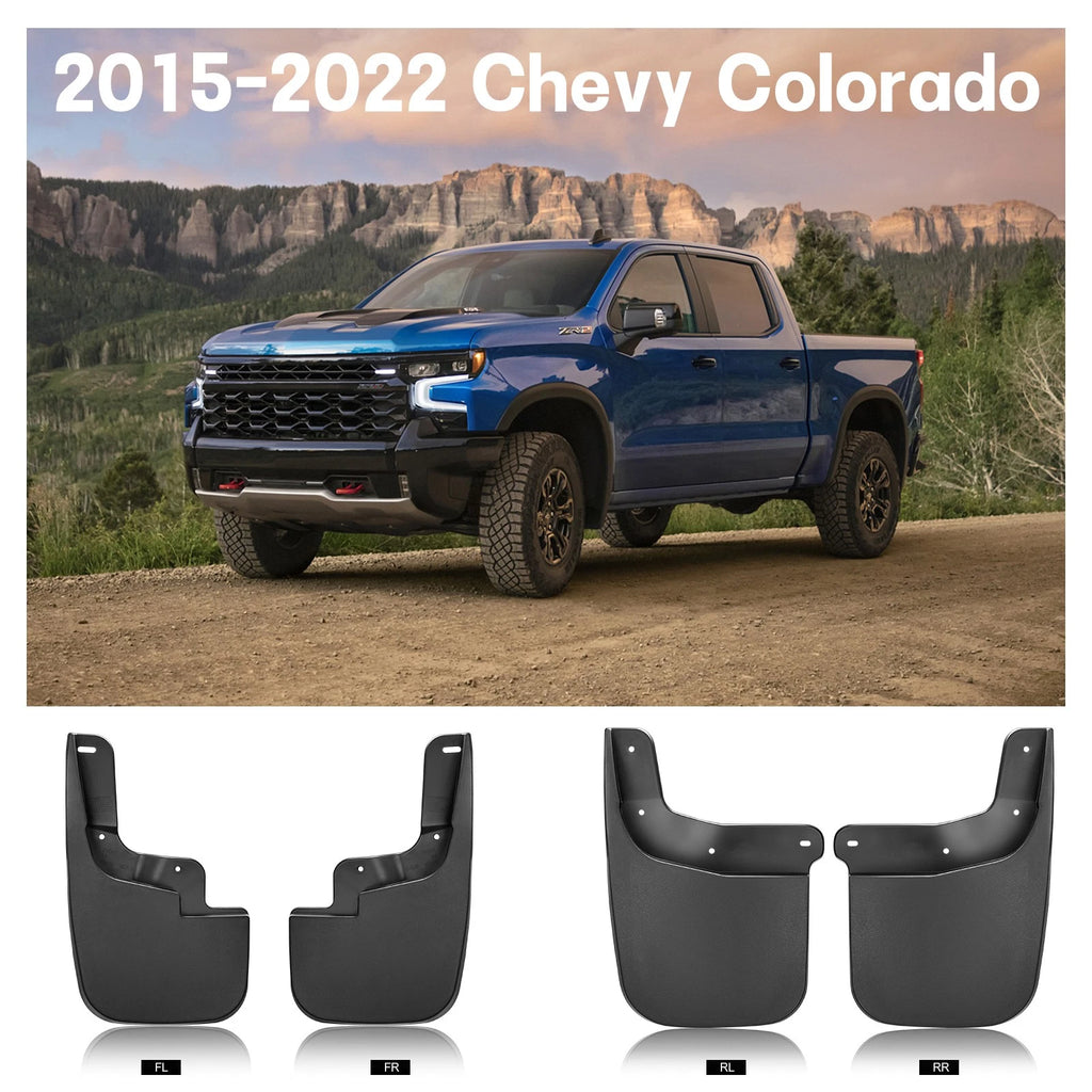 Splash Guards Mud Flaps for Chevy Colorado Canyon (2015-2022)