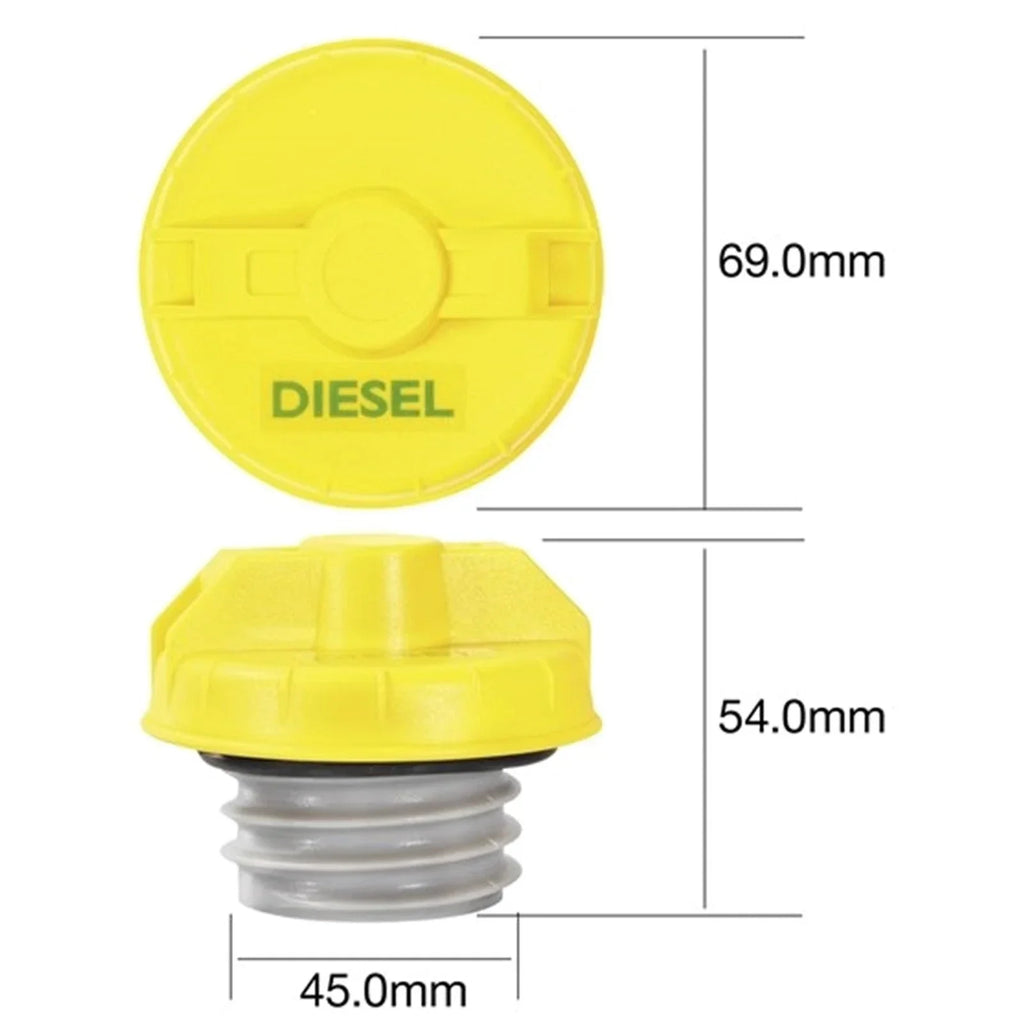 Plastic Diesel Fuel Cap for Toyota Hilux LN86R 4cyl 3L 2.8L (1991-1997)