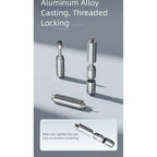 2X Aluminum SIM Card Ejector & Cleaning Brush Set for Universal Use