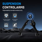 Front Control Arm and Tie Rod End Kit for 2019–2020 Chevrolet Silverado 1500 LD 5.3L