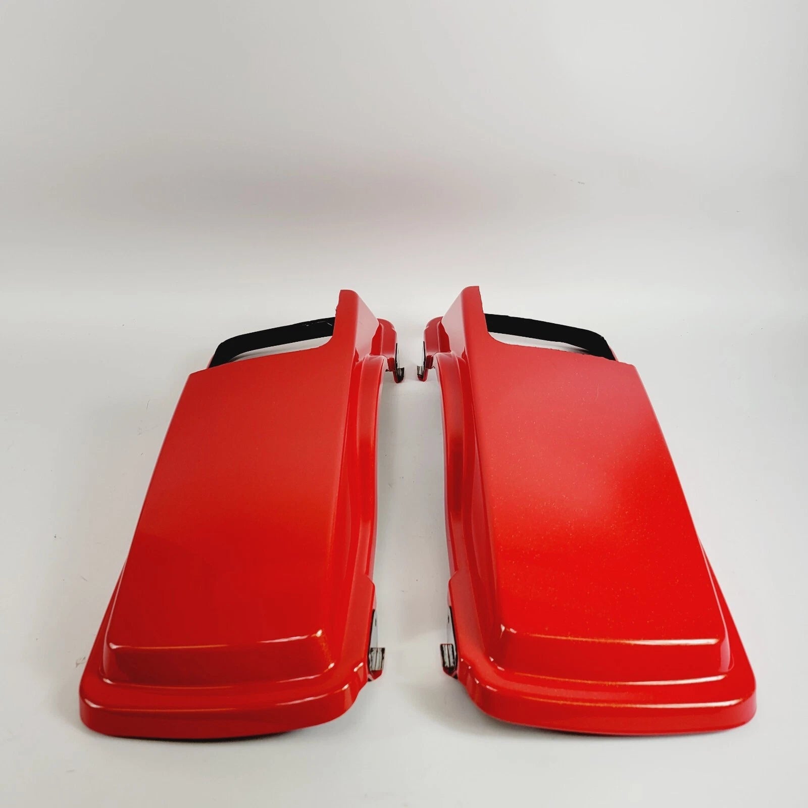 Set of 2 Orange Saddlebag Lids for Harley Davidson Touring (1993–2013)