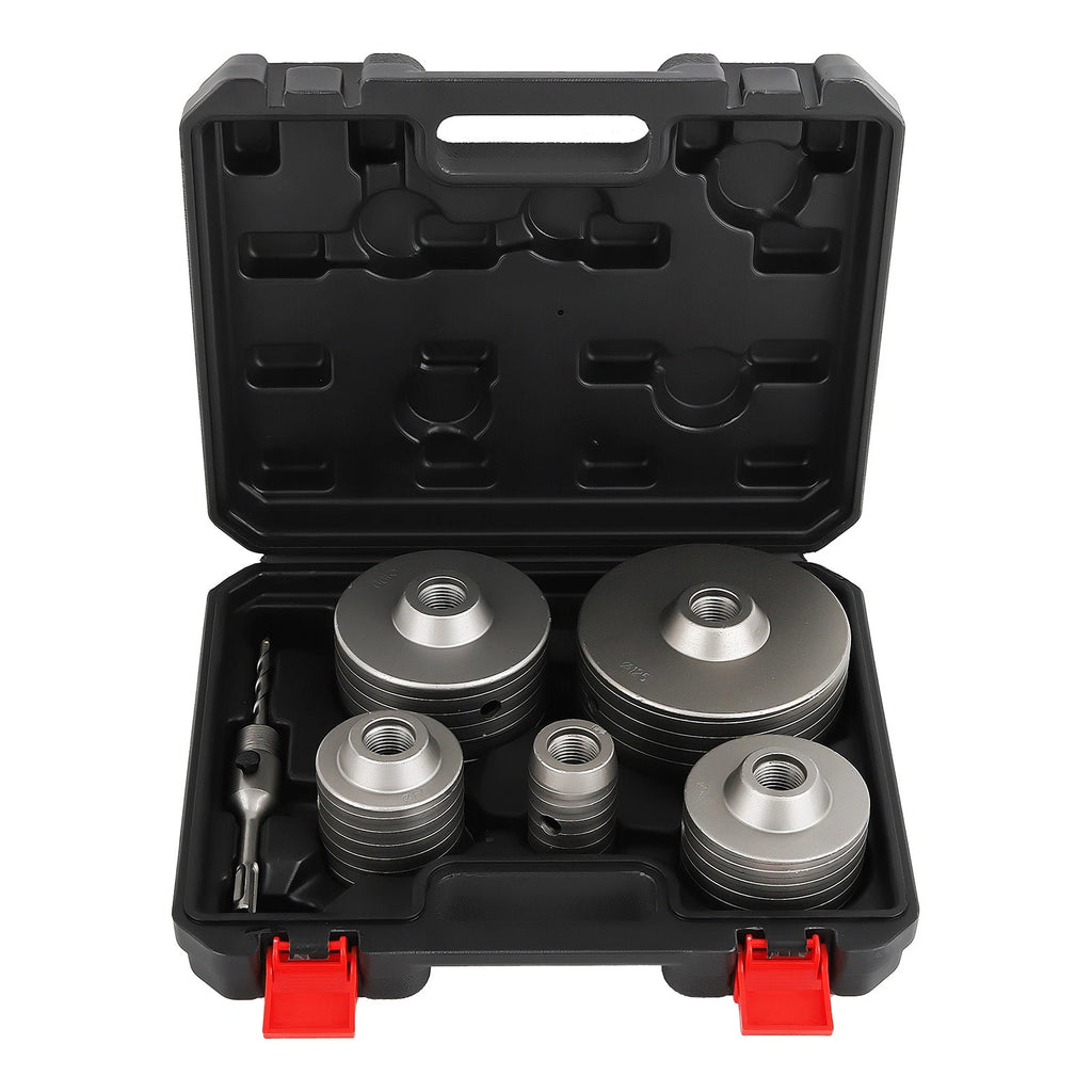 6PCS Concrete Masonry Hole Saw with Center Bit for Water Pipe Heater