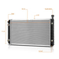 OE Aluminum Cooling Radiator for Chevy Express/GMC Savana (1996–2002) DPI-2042