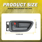 Set of 4 Interior Door Handles for Toyota Sequoia (2001–2007) Gray