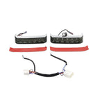 Smoke Saddlebag Run Brake Tail Light for Harley Touring Street Glide (2009-2023)