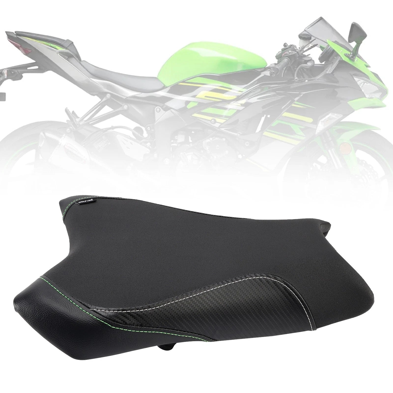 Front Driver Seat Pillion Saddle for Kawasaki Ninja ZX-6R (2019–2025)
