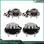 Set of 4 Wheel Bearing Hubs for Chrysler Town & Country (2008–2011)