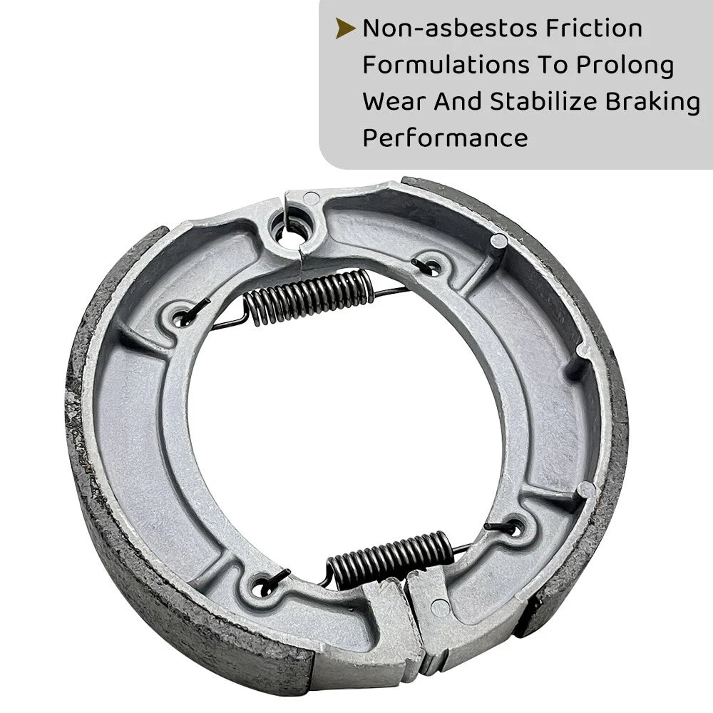 Rear Brake Shoes for Yamaha Big Bear 350 400 YFM350FW YFM350U YFM400 (1996–2004)
