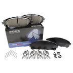 Set of 4 Akebono ProACT Front Ceramic Brake Pads for RX350 RX450h Highlander Sienna (2007–2022)