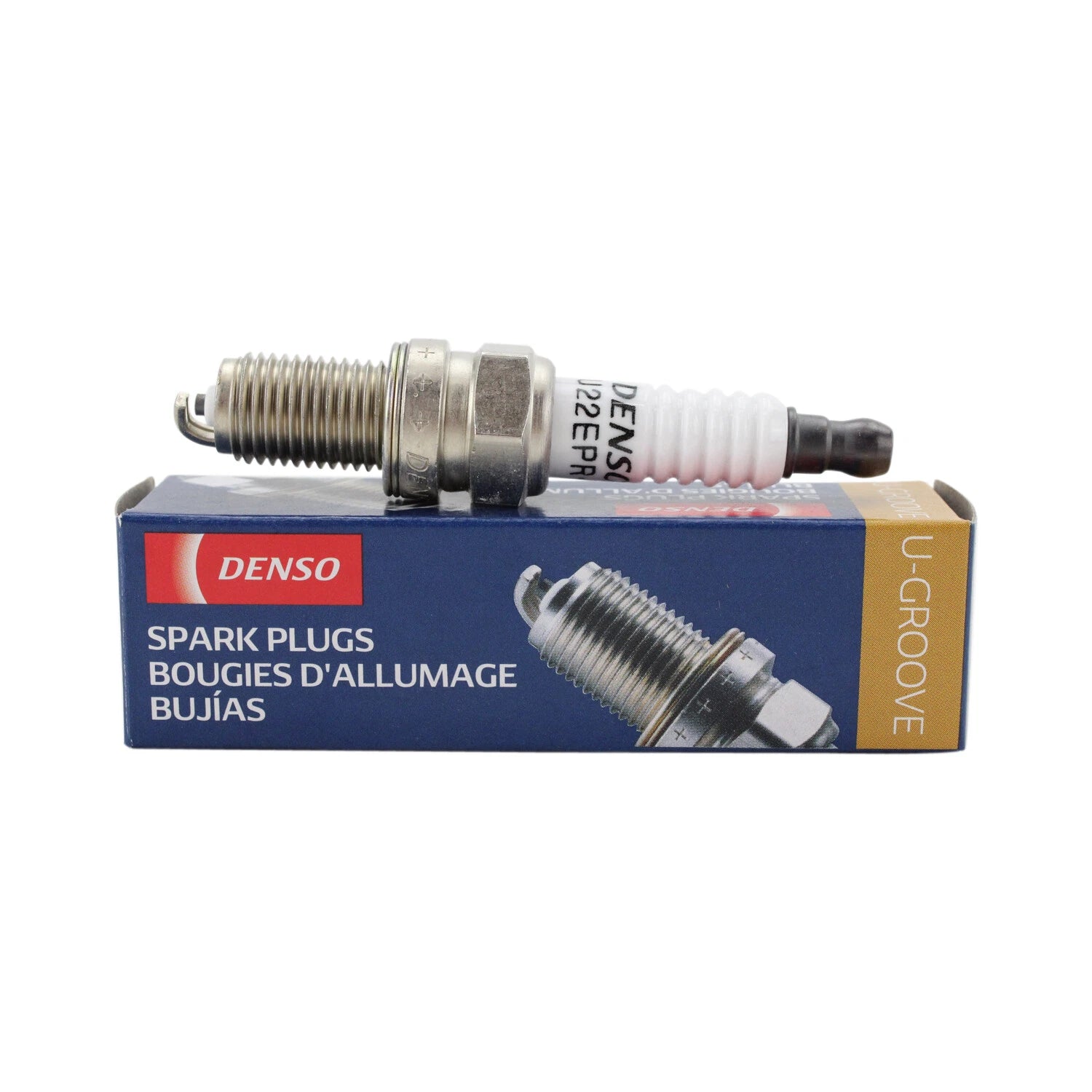 Spark Plug Gap 0.035 U-Groove Denso for Audi A3 TT Quattro Fiat 500 Porsche 911 (2000–2023)