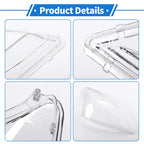 1 Pcs Headlight Lens Cover for Lexus GX470 (2003–2009) PC Clear