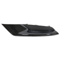 Replacement Black Painted Polypropylene Driver Side Fog Light Cover