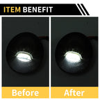 2X License Plate Light for Ford F-150 F-250 F-350 (1990–2001) Clear Lens