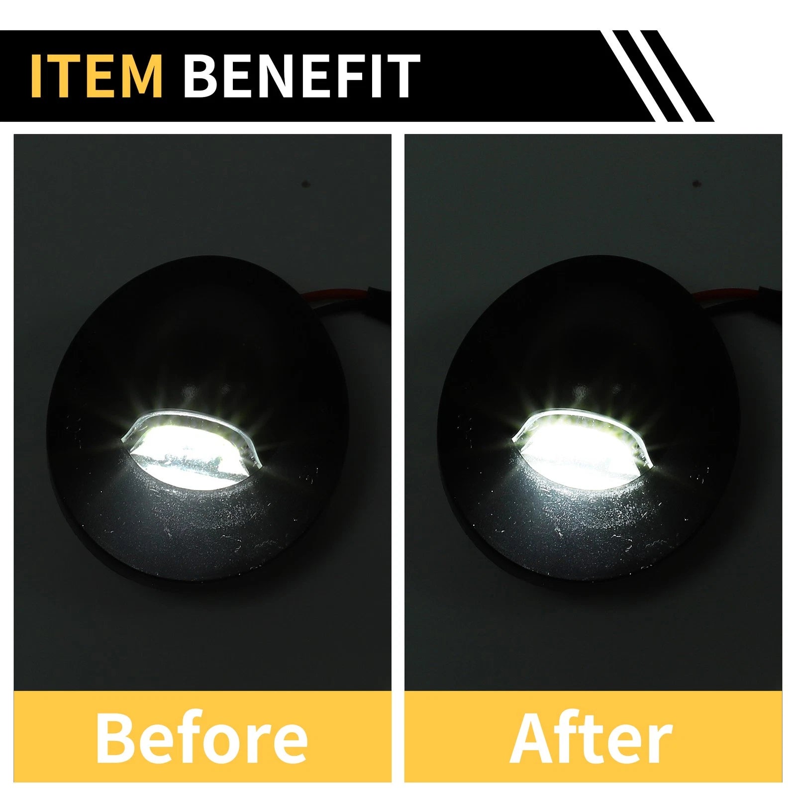 2X License Plate Light for Ford F-150 F-250 F-350 (1990–2001) Clear Lens