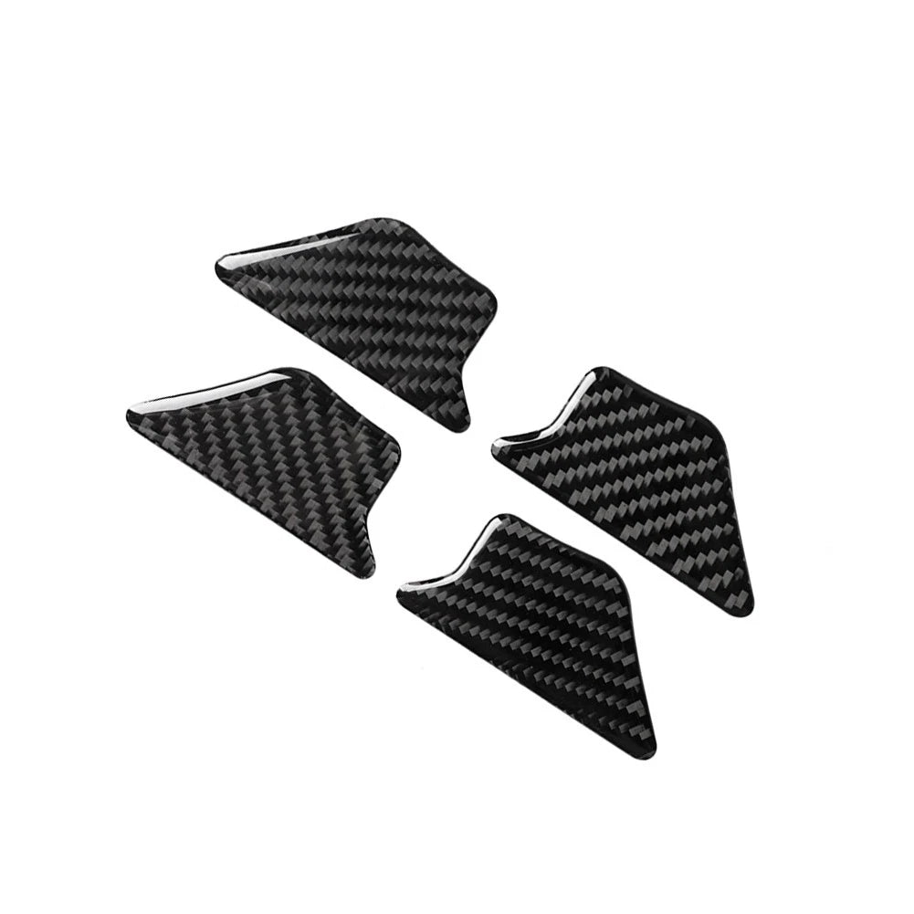 Inner Door Handle Bowl Cover Trim for Audi A3 8V S3 RS3 (2013–2020) Carbon Fiber Black