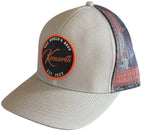 Trucker Cap for Kenworth Trucks (Vintage Blend, Grey/Navy)