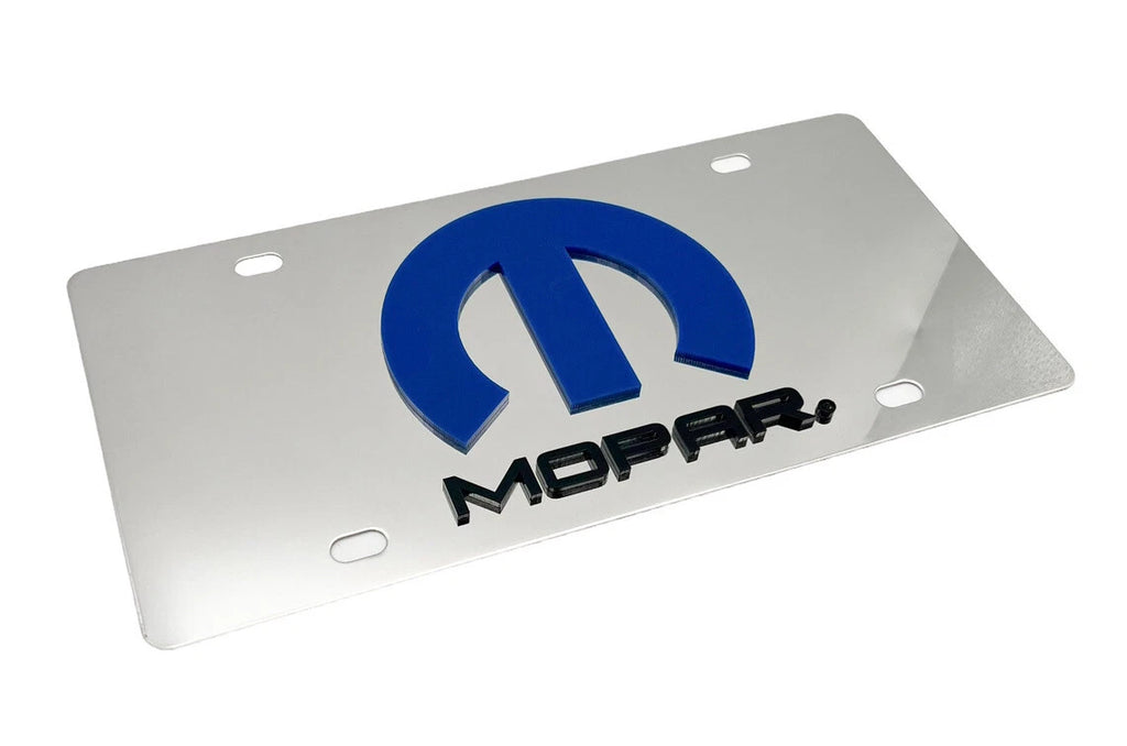 3D Premium Mopar M Logo Emblem Mirror Plate for Dodge Charger (2015–2023)