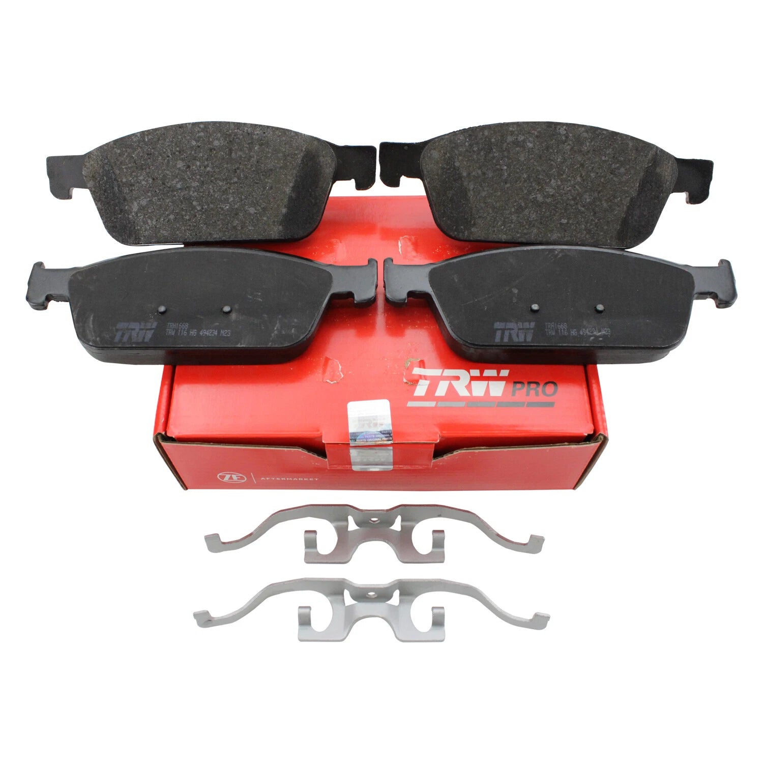 Set of 4 TRW Pro Low-Metallic Brake Pads TRH1668 for Ford Focus ST (2013–2014)