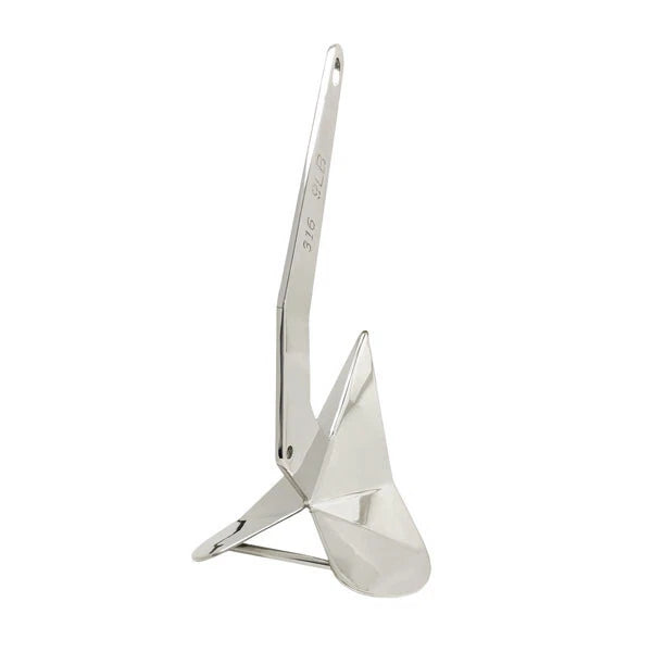9 lb Gen3 Marine Stainless Plow Anchor for Boats (18'–25') 5-3014