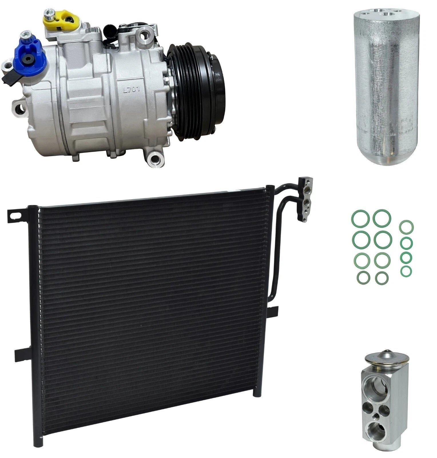 AC Compressor Kit With Condenser for BMW X3 2.5L (2005–2005)