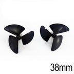 3-Blade 38mm RC Boat Propeller Set for Flytec Motor Shaft (23mm)