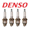 Set of 4 Spark Plugs for Chevy C10, GMC Sprint, Jeep Dispatcher (L4, V8)
