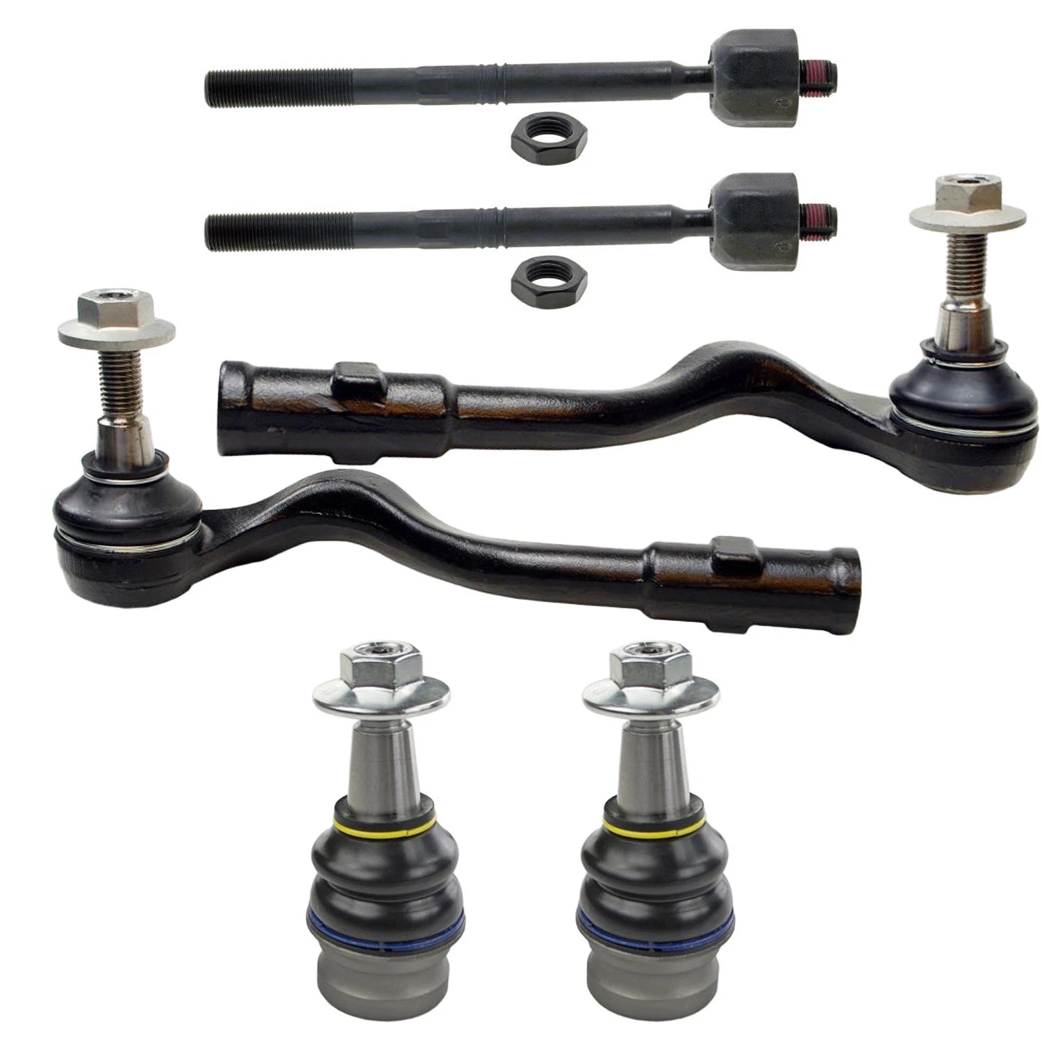 Set of 4 Tie Rods & Ball Joints for Audi A6 Q5 S7 (2012–2018)