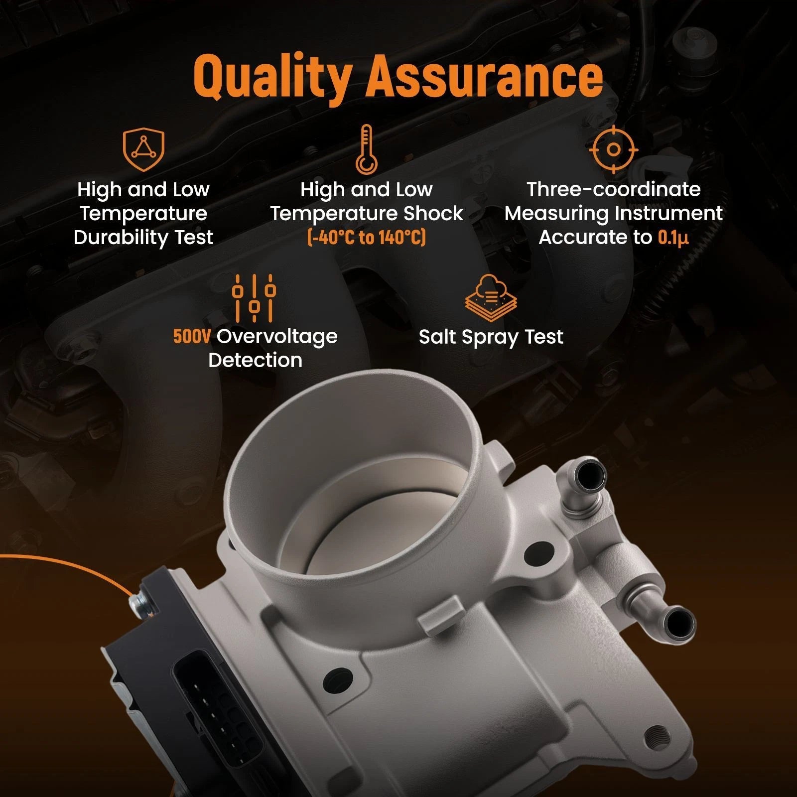 Throttle Body Assembly for Mitsubishi Endeavor 3.8L V6 (2004–2011) MN137955