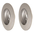 Set of 2 Hella Rear Vented 320mm Disc Brake Rotors for W205 C43 AMG (2015–2020)