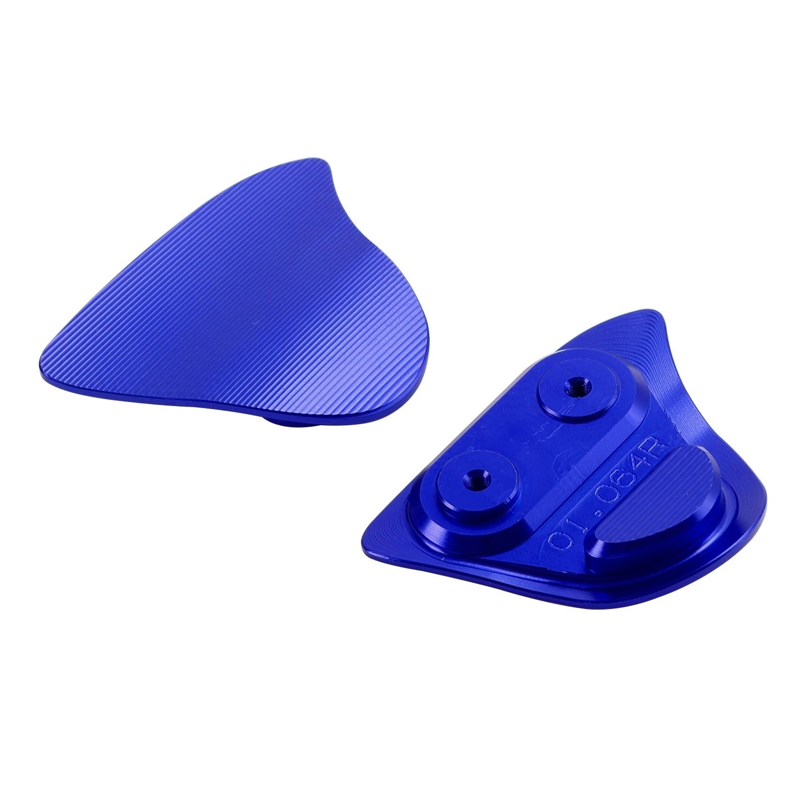 Aluminum Mirror Block Off Plates for Yamaha YZF R1 R1M (2020–2024) - Blue