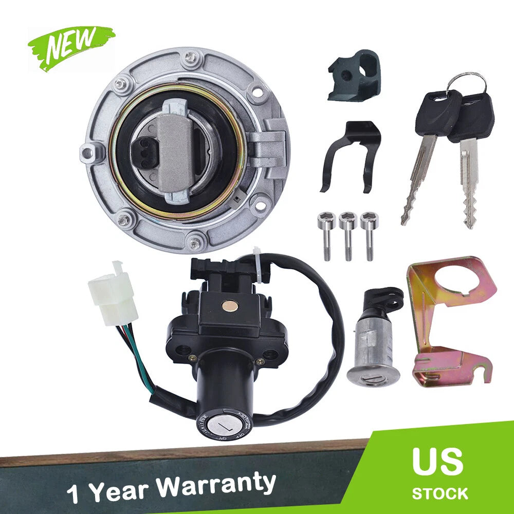Set of 2 Ignition Switch and Fuel Gas Cap Key for Honda CBR600F4/F4i (2001–2006)