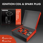 4x Ignition Coil & 4x Iridium Spark Plug for Toyota Camry (2018–2025)